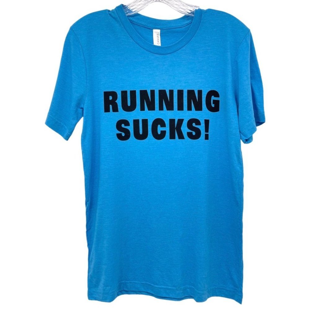 Canvas Running Sucks Short Sleeve T-Shirt - Picture 7 of 9